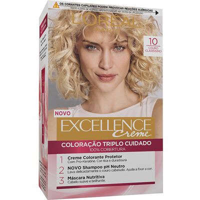 Coloração Excellence Nº10 Louro Aclarado Coloração Excellence Nº10 Louro Aclarado