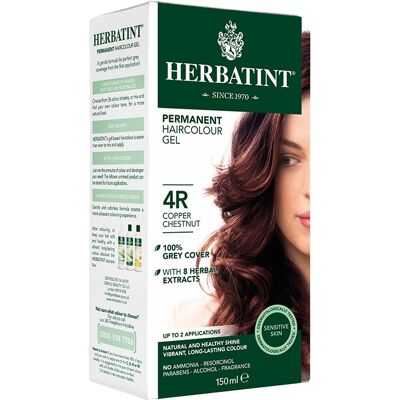 Coloração Herbatint Castanho Acobreado R4 150ml Coloração Herbatint Castanho Acobreado R4 150ml