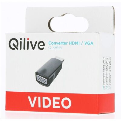 Adaptador Qilive G4218019 Hdmi Vga Adaptador Qilive G4218019 Hdmi Vga