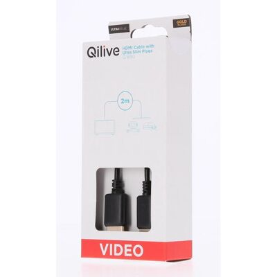Cabo Hdmi Qilive G4217907 Ultra Slim 2mt Cabo Hdmi Qilive G4217907 Ultra Slim 2mt