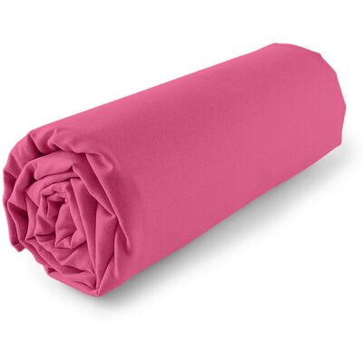 Lençol De Baixo Actuel 60% Poliester/40% Algodão Rosa 180x200cm Lençol De Baixo Actuel 60% Poliester/40% Algodão Rosa 180x200cm