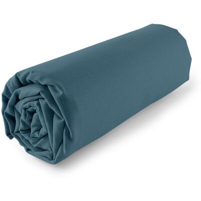 Lençol De Baixo Actuel 60% Poliester/40% Algodão Azul 180x200cm Lençol De Baixo Actuel 60% Poliester/40% Algodão Azul 180x200cm