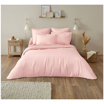 Capa Edredão Actuel 100% Poliester Reciclado Carmelo-rose 160x220cm Capa Edredão Actuel 100% Poliester Reciclado Carmelo-rose 160x220cm