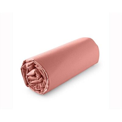 Lençol De Baixo Actuel 100% Algodão Terracota 90x200cm Lençol De Baixo Actuel 100% Algodão Terracota 90x200cm