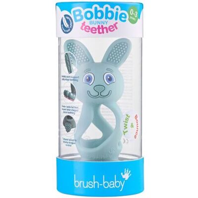 Mordedor Brush-baby Bobbie Bunny Azul Mordedor Brush-baby Bobbie Bunny Azul