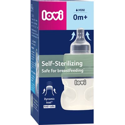 Biberão Lovi Autoesterilizável 0m+ Biberão Lovi Autoesterilizável 0m+
