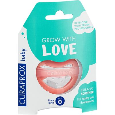 Chupetas Curaprox Baby Coral Tam 0 Chupetas Curaprox Baby Coral Tam 0