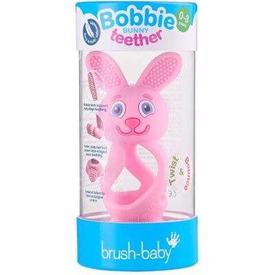 Mordedor Brush-baby Bobbie Bunny Rosa Mordedor Brush-baby Bobbie Bunny Rosa