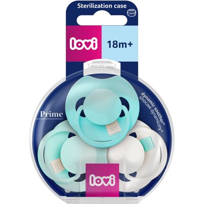 Chupeta Lovi Prime 18m+ Aqua 3un Chupeta Lovi Prime 18m+ Aqua 3un