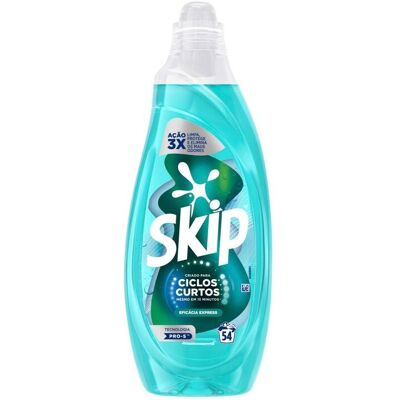 Detergente Roupa Máquina Líquido Skip Ciclos Curtos Eficácia 54d Detergente Roupa Máquina Líquido Skip Ciclos Curtos Eficácia 54d