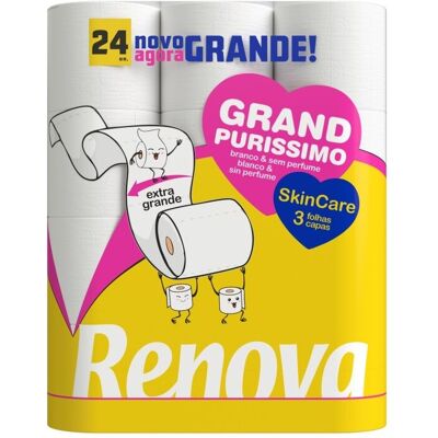 Papel Higiénico Renova Grand Purissimo 24r Papel Higiénico Renova Grand Purissimo 24r