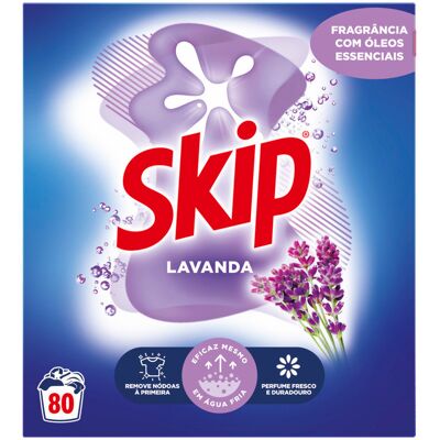 Detergente Roupa Mãquina Pã" Skip Lavanda 80d Detergente Roupa Mãquina Pã" Skip Lavanda 80d