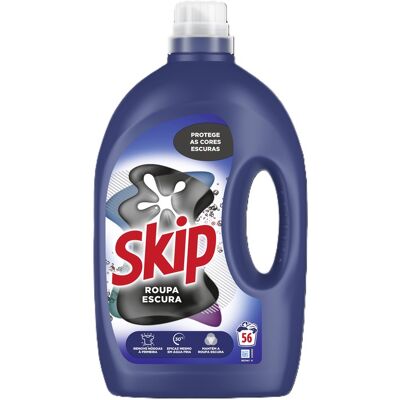 SKIP - 56-doses - Líquido - Roupas escuras - Detergente para roupas SKIP - 56-doses - Líquido - Roupas escuras - Detergente para roupas