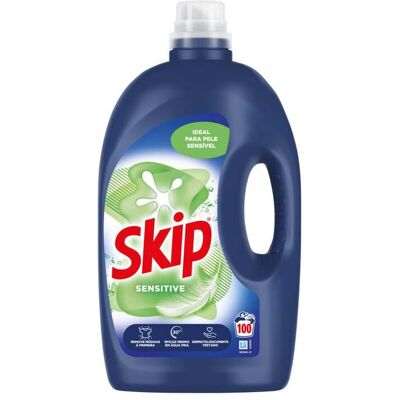 Detergente Skip Máquina Roupa Líquido Sensitive 100 Doses Detergente Skip Máquina Roupa Líquido Sensitive 100 Doses