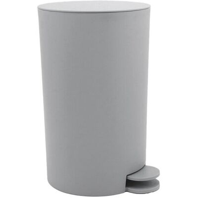 Caixote Lixo Plástico Actuel Cinzento 5l 30cm Caixote Lixo Plástico Actuel Cinzento 5l 30cm