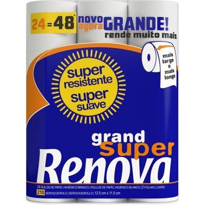 Papel Higiénico Renova Grand Super 24=48r Papel Higiénico Renova Grand Super 24=48r