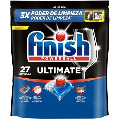 Detergente Loiça Máquina Finish Finish Ultimate Regular 27p Detergente Loiça Máquina Finish Finish Ultimate Regular 27p