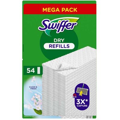Recarga De Mopa Swiffer Dry Fresh 54un Recarga De Mopa Swiffer Dry Fresh 54un