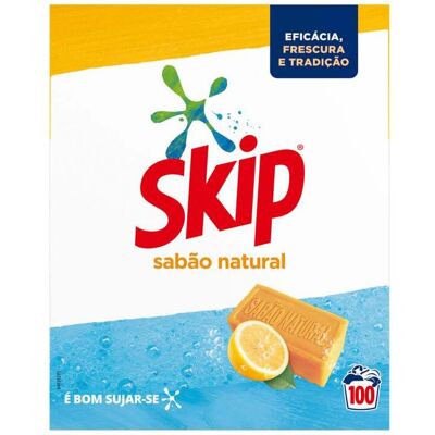 Detergente Roupa Máquina Pó Skip Sabão Natural 100d Detergente Roupa Máquina Pó Skip Sabão Natural 100d