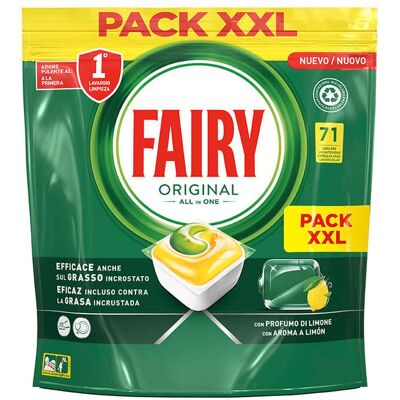 Fairy - All-in-One Lemon - Aroma de limão - Dishwasher tablets Fairy - All-in-One Lemon - Aroma de limão - Dishwasher tablets
