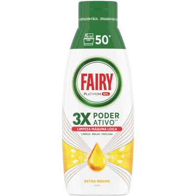 Det. Loiça Máq. Gel Fairy Platinum Limão Limp Prof 50d Det. Loiça Máq. Gel Fairy Platinum Limão Limp Prof 50d