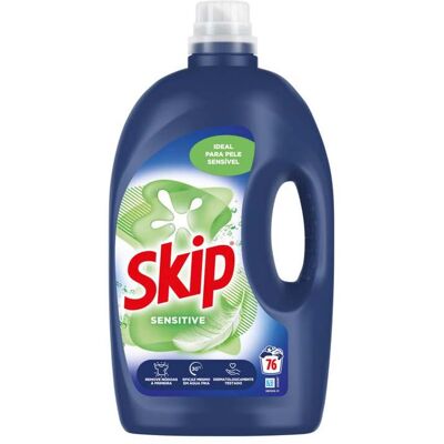Detergente Roupa Máquina Liquído Skip Sensitive 76d Detergente Roupa Máquina Liquído Skip Sensitive 76d