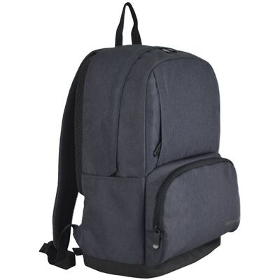 Mochila De Viagem Airport London Eco Preta 43x30x15 Cm Mochila De Viagem Airport London Eco Preta 43x30x15 Cm