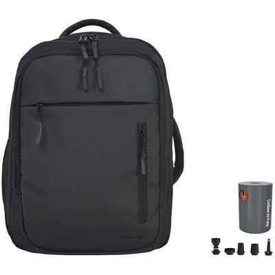 Mochila De Viagem Airport Com Bomba A Vácuo Preto 42x31x14 Cm Mochila De Viagem Airport Com Bomba A Vácuo Preto 42x31x14 Cm