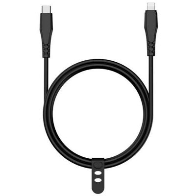 Cabo Usbc To 8pin Qilive 600183171 Preto 1.2m 3a Mfi Cabo Usbc To 8pin Qilive 600183171 Preto 1.2m 3a Mfi