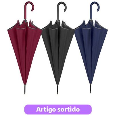 Guarda-chuva Senhora Longo Perletti Automático Cores Sortidas Guarda-chuva Senhora Longo Perletti Automático Cores Sortidas