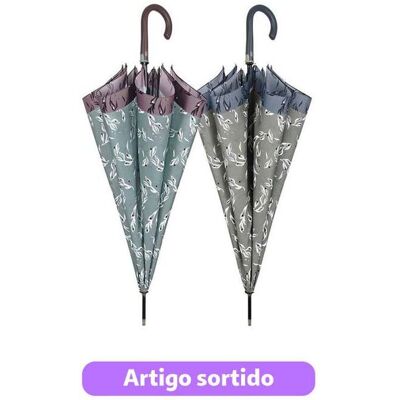 Guarda-chuva Senhora Longo Perletti Automático Cores Sortidas Guarda-chuva Senhora Longo Perletti Automático Cores Sortidas