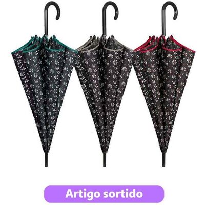 Guarda-chuva Senhora Longo Perletti Automático Cores Sortidas Guarda-chuva Senhora Longo Perletti Automático Cores Sortidas