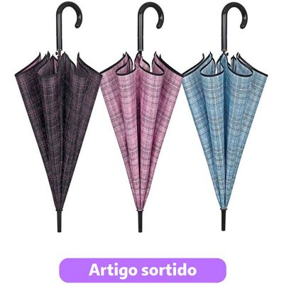 Guarda-chuva Senhora Longo Perletti Automático Cores Sortidas Guarda-chuva Senhora Longo Perletti Automático Cores Sortidas