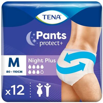 Cuecas Incontinência Tena Night Plus M 12 Un Cuecas Incontinência Tena Night Plus M 12 Un