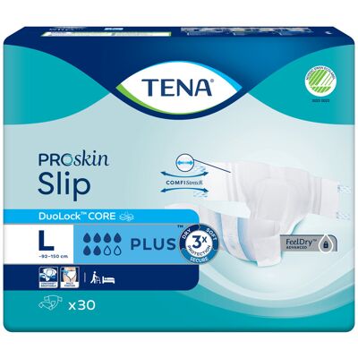 Fraldas Incontinência Tena Slip Plus Large 30 Un Fraldas Incontinência Tena Slip Plus Large 30 Un