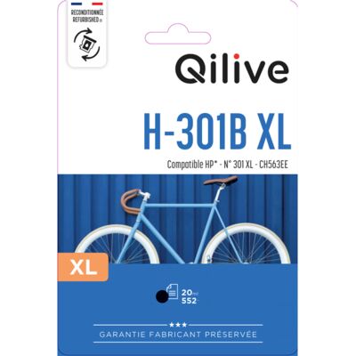 Tinteiro Qilive Compatível Hp 301xl Preto Tinteiro Qilive Compatível Hp 301xl Preto