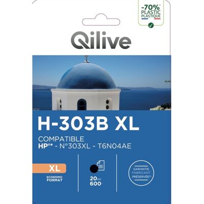 Tinteiro Compativel Qilive Hp-303 Xl B 31096 Bk 20ml Tinteiro Compativel Qilive Hp-303 Xl B 31096 Bk 20ml
