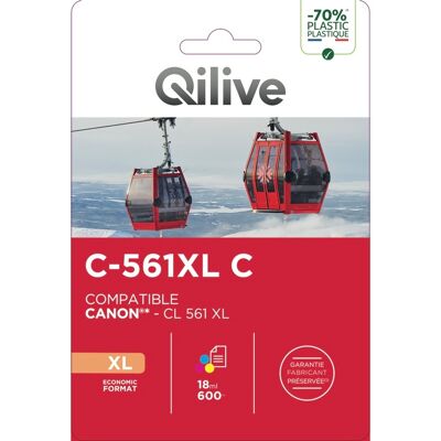 Tinteiro Compativel Qilive Canon Cl 561 Xl Cmy 18ml Tinteiro Compativel Qilive Canon Cl 561 Xl Cmy 18ml