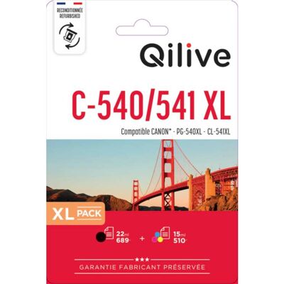 Tinteiro Compativel Qilive C-540/541xl Pack Canon Tinteiro Compativel Qilive C-540/541xl Pack Canon