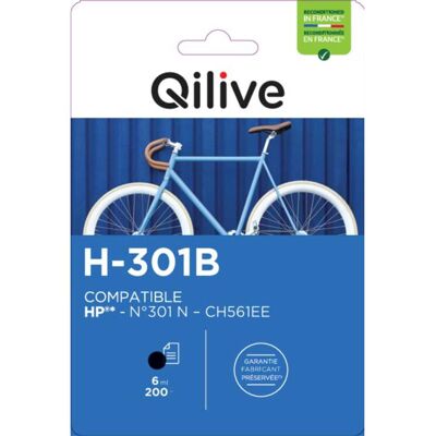 Tinteiros Compat/ Recicl Qilive Hp H-301b Bk 6 Ml Tinteiros Compat/ Recicl Qilive Hp H-301b Bk 6 Ml