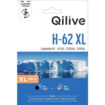 Tinteiro Compativel Qilive 62 Xl Pack Hp Tinteiro Compativel Qilive 62 Xl Pack Hp