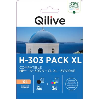 Tinteiro Compat/recicl Qilive 35866 B+cmy 20+18ml Tinteiro Compat/recicl Qilive 35866 B+cmy 20+18ml