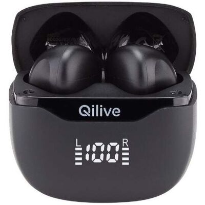 Auriculares Tws Qilive Q.1621 Preto Auriculares Tws Qilive Q.1621 Preto