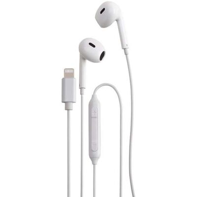 Auriculares Qilive Q.1566 Lightning Branco Auriculares Qilive Q.1566 Lightning Branco