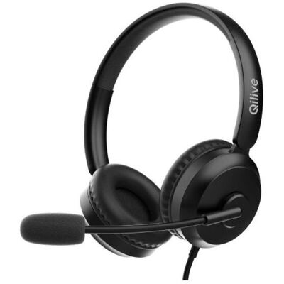 Auscultadores Com Micro Qilive Usb-c Auscultadores Com Micro Qilive Usb-c