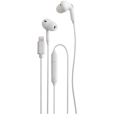 Auriculares Com Fio Lightning Qilive Q.1845 Brancos Auriculares Com Fio Lightning Qilive Q.1845 Brancos