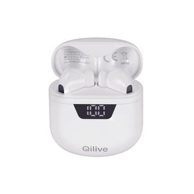 Auriculares Half In Ear Qilive Branco Tws Led Screen Q1342 Auriculares Half In Ear Qilive Branco Tws Led Screen Q1342