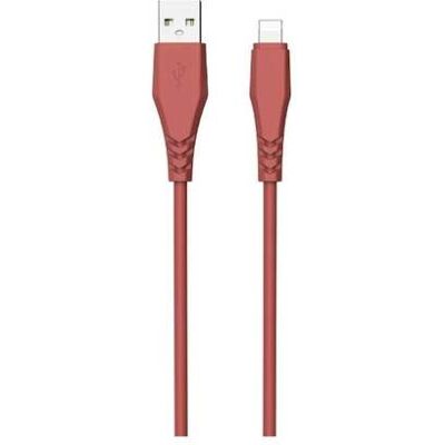 Cabo Usba-8pin Mfi Qilive 600166066 Vermelho Cabo Usba-8pin Mfi Qilive 600166066 Vermelho