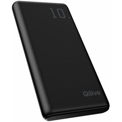 Powerbank Qilive 600177281 Preto 10 000 Mah Powerbank Qilive 600177281 Preto 10 000 Mah