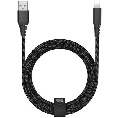 Cabo Usba To 8pin Qilive 600184385 Resist. Preto 1.5m Cabo Usba To 8pin Qilive 600184385 Resist. Preto 1.5m
